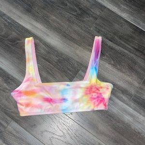 Tie-Dye Bikini Top